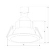 Миниатюра фото встраиваемый светильник elektrostandard 25059/01 a069720 | 220svet.ru