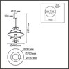 Миниатюра фото подвесной светильник lumion felta 8295/14al черный | 220svet.ru