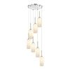 Миниатюра фото подвесная люстра каскадная lumion tracy 8270/7a хром | 220svet.ru