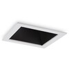 Миниатюра фото встраиваемый светодиодный светильник ideal lux game square wh bk | 220svet.ru