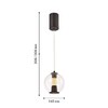 Миниатюра фото подвесной светодиодный светильник favourite boble 4550-1p | 220svet.ru