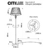 Миниатюра фото торшер citilux вена cl402933t | 220svet.ru