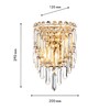 Миниатюра фото бра favourite diadem 4724-2w | 220svet.ru