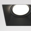 Миниатюра фото встраиваемый светильник maytoni technical dot dl042-01-sq-b | 220svet.ru