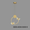 Миниатюра фото подвесной светодиодный светильник 3000к imperium loft babetta 212870-23 | 220svet.ru