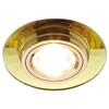 Миниатюра фото встраиваемый светильник ambrella light classic 8160 gold | 220svet.ru