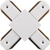 Миниатюра фото коннектор х-образный для шинопровода feron ld1002 10330 | 220svet.ru