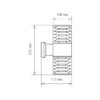Миниатюра фото уличный настенный светильник elektrostandard 1407 techno a032609 | 220svet.ru