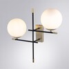 Миниатюра фото бра arte lamp arkab a2225ap-2bk | 220svet.ru