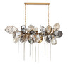 Миниатюра фото люстра 8898p/bl gold/smoky delight collection | 220svet.ru