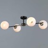 Миниатюра фото потолочный светильник illumico il0469-4csq-24 bk ab libra | 220svet.ru
