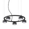 Миниатюра фото подвесная люстра ideal lux minor round sp5 | 220svet.ru