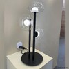 Миниатюра фото настольная лампа crystal lux bosque lg3 black/transparent | 220svet.ru