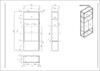 Миниатюра фото стеллаж garda decor 58db-sh16061b | 220svet.ru