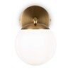 Миниатюра фото настенный светильник marble fr5230wl-01bs | 220svet.ru