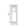 Миниатюра фото садовый светильник kanlux vimo 50 se-br 34987 | 220svet.ru