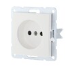 Миниатюра фото розетка lk studio без з/к, со шторками (белый) lk60 863304-1 | 220svet.ru