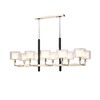 Миниатюра фото подвесная люстра crystal lux maestro sp-pl10 l1100 gold | 220svet.ru