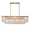 Миниатюра фото подвесная люстра glace 8l delight collection kg0998p-8l brass | 220svet.ru
