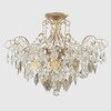 Миниатюра фото потолочная люстра crystal lux esmiralda pl6 gold | 220svet.ru