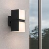 Миниатюра фото уличный настенный светодиодный светильник arte lamp belgrade a5193al-2bk | 220svet.ru