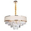 Миниатюра фото подвесная люстра arte lamp annabelle a1008lm-8go | 220svet.ru