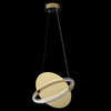 Миниатюра фото подвесной светильник crystal lux nebula sp22w led gold | 220svet.ru