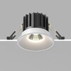 Миниатюра фото встраиваемый светодиодный светильник maytoni round dl058-12w4k-w | 220svet.ru