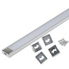 Миниатюра фото профиль (ul-00005027) uniel ufe-k02 silver/frozen 200 polybag | 220svet.ru