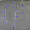 Миниатюра фото гирлянда бахрома с колпачком 3,1 x 0,5 м синяя 220в, 120 led, провод прозрачный пвх, ip65 ltc pil120cap-10-2b | 220svet.ru