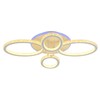 Миниатюра фото потолочная светодиодная люстра profit light 8033/2+2 wht | 220svet.ru
