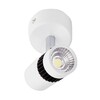 Миниатюра фото встраиваемый светодиодный светильник ambrella light techno led tn101/7w wh/bk | 220svet.ru