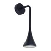 Миниатюра фото уличный настенный светильник arte lamp bronn a2367al-1bk | 220svet.ru