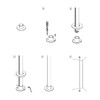 Миниатюра фото крепление напольно-потолочное elektrostandard mini magnetic 85203/00 a067291 | 220svet.ru