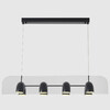Миниатюра фото подвесной светильник crystal lux element sp48w led black | 220svet.ru