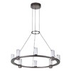 Миниатюра фото подвесная люстра светодиодная odeon light defance 7143/55l черный | 220svet.ru