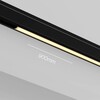 Миниатюра фото трековый магнитный светодиодный светильник maytoni basis levity tr190-1-15w2.7k-b | 220svet.ru