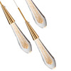 Миниатюра фото подвесной светодиодный светильник delight collection dz1018p-3 brass | 220svet.ru