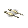 Миниатюра фото соединитель 2-штырьковый lightstar для ленты 220v 3528/60 3014/120 (питание-лента) 408902 | 220svet.ru