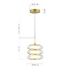 Миниатюра фото подвесной светодиодный светильник st luce frittela sl6239.203.03 | 220svet.ru