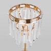 Миниатюра фото настольная лампа eurosvet 01136/1 золото/прозрачный хрусталь strotskis | 220svet.ru