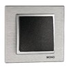 Миниатюра фото рамка 1-постовая mono electric style aluminium серебро 107-800000-160 | 220svet.ru