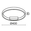 Миниатюра фото потолочный светодиодный светильник maytoni rim mod058cl-l25bk | 220svet.ru