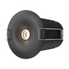 Миниатюра фото встраиваемый светильник italline it06-6024 black 3000k | 220svet.ru