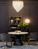 Миниатюра фото стол обеденный иск.мрам garda decor bianca 76ar-dt813 | 220svet.ru