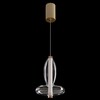 Миниатюра фото подвесной светодиодный светильник crystal lux quasar sp7w led transparent | 220svet.ru