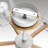 Миниатюра фото потолочная люстра на шатнге lumion irma 8246/5c белый, дерево | 220svet.ru