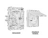 Миниатюра фото розетка с крышкой ip44 ambrella volt quant alfa ma658010 | 220svet.ru