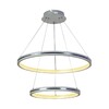 Миниатюра фото подвесная светодиодная люстра profit light 6041/2 wht | 220svet.ru