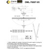 Миниатюра фото потолочная люстра omnilux oml-76607-05 | 220svet.ru